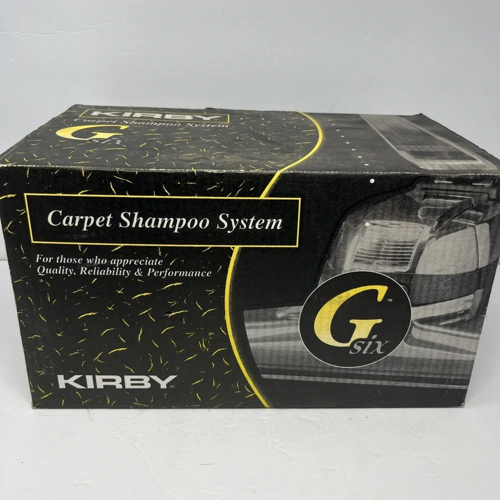 Kirby G Six G6 Carpet Complete Shampoo System Original Box Not Complete
